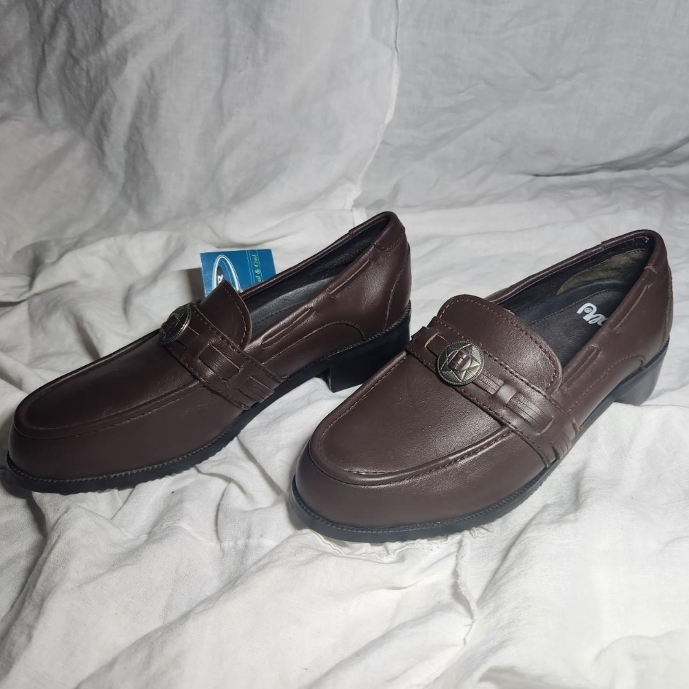 Roper Women's Brown Slip-On Loafers - Picture 4 of 6